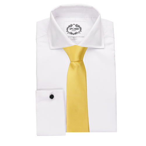 XPOSED - YELLOW PREMIUM SATIN NECK TIE