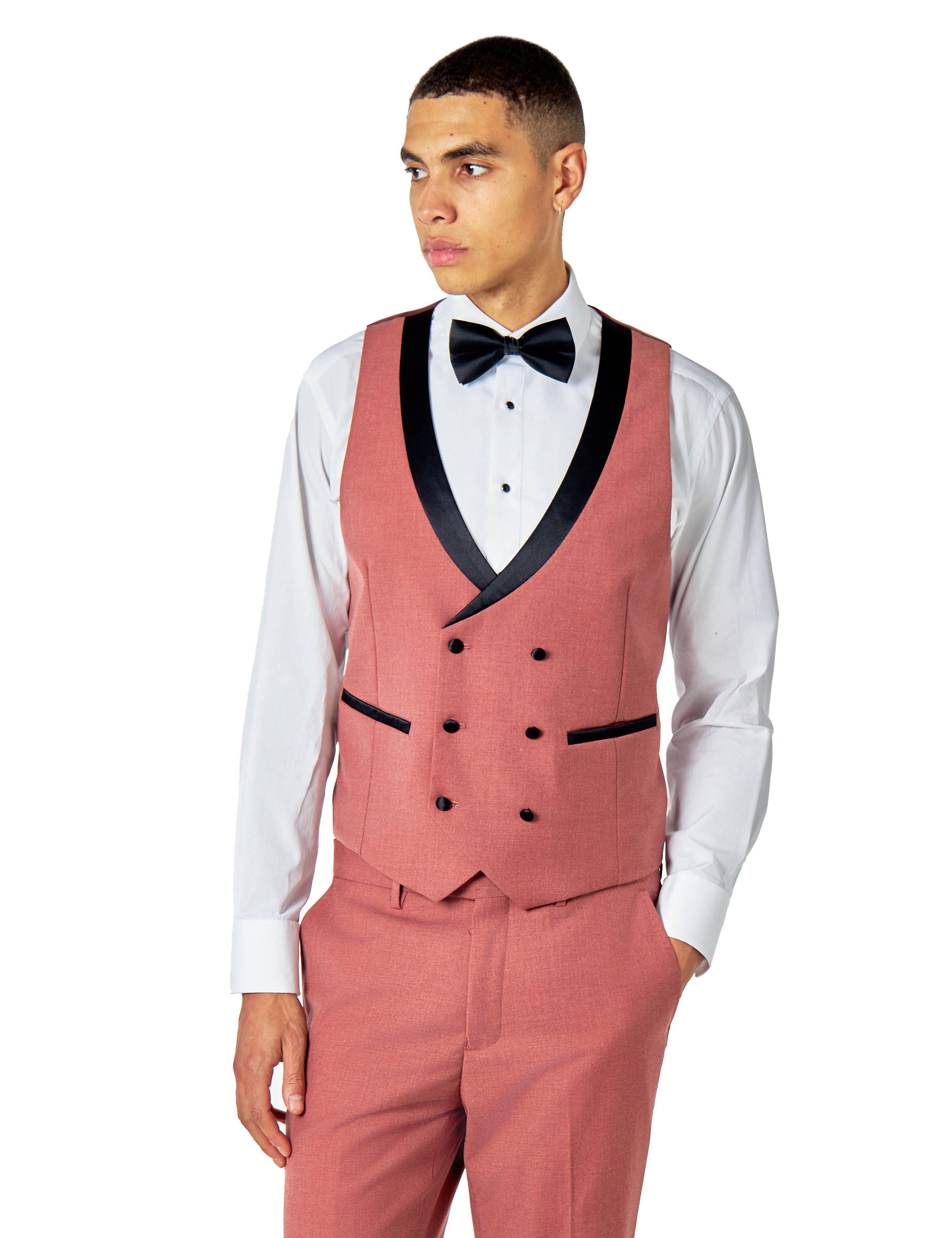 GREG – PINK 3 PIECE WEDDING SUIT TUXEDO