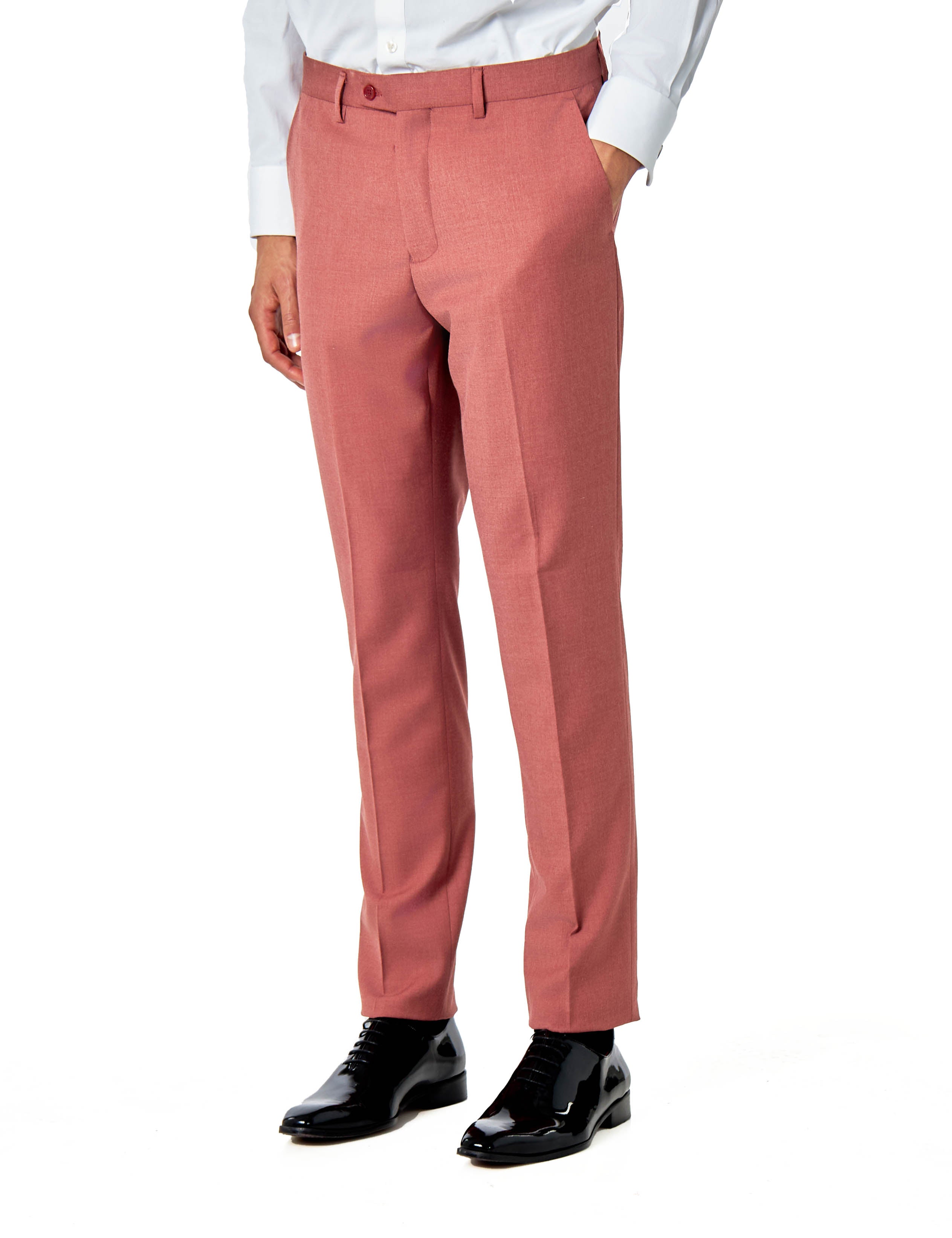 GREG – PINK 3 PIECE WEDDING SUIT TUXEDO