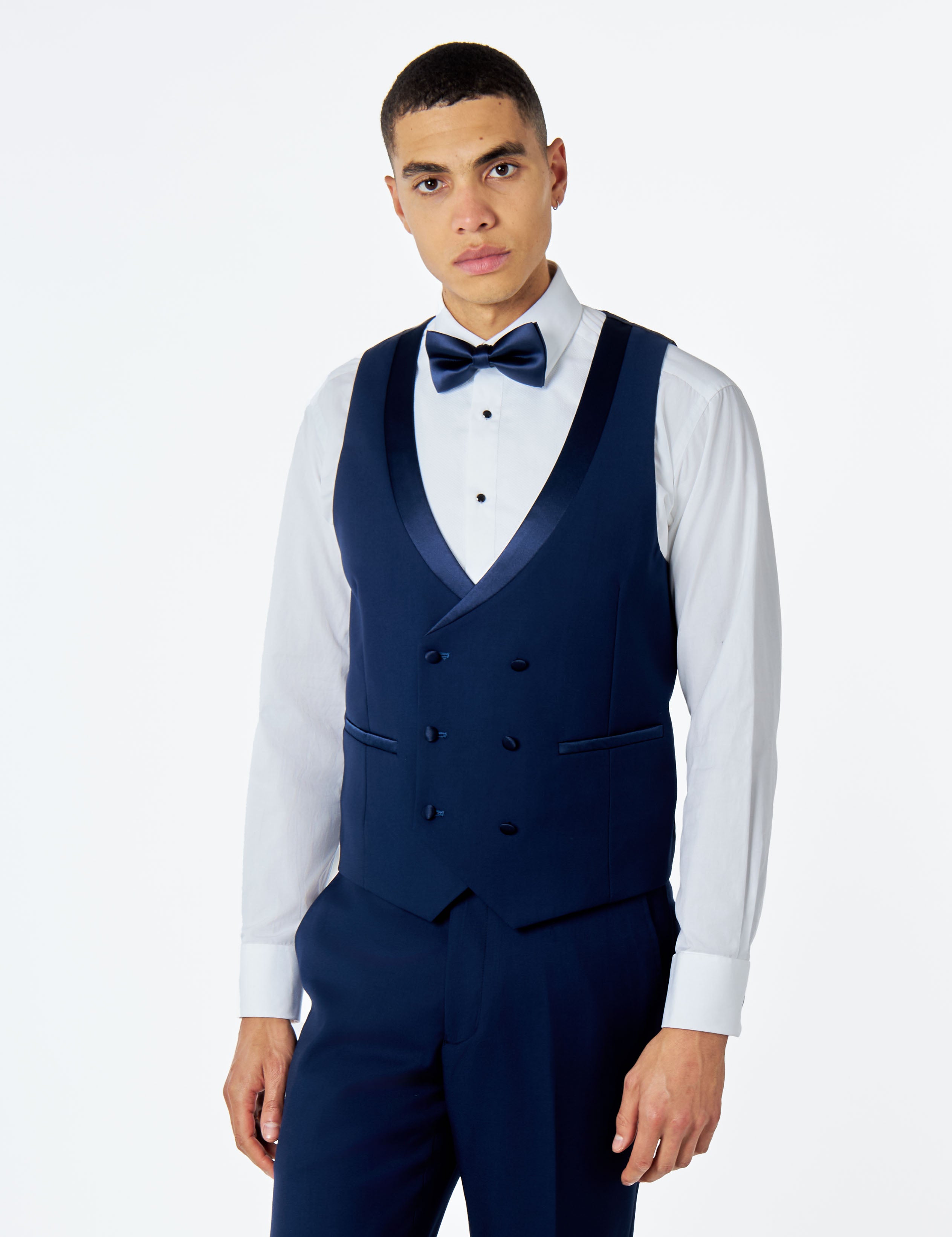 GREG – NAVY BLUE 3 PIECE TUXEDO WEDDING SUIT