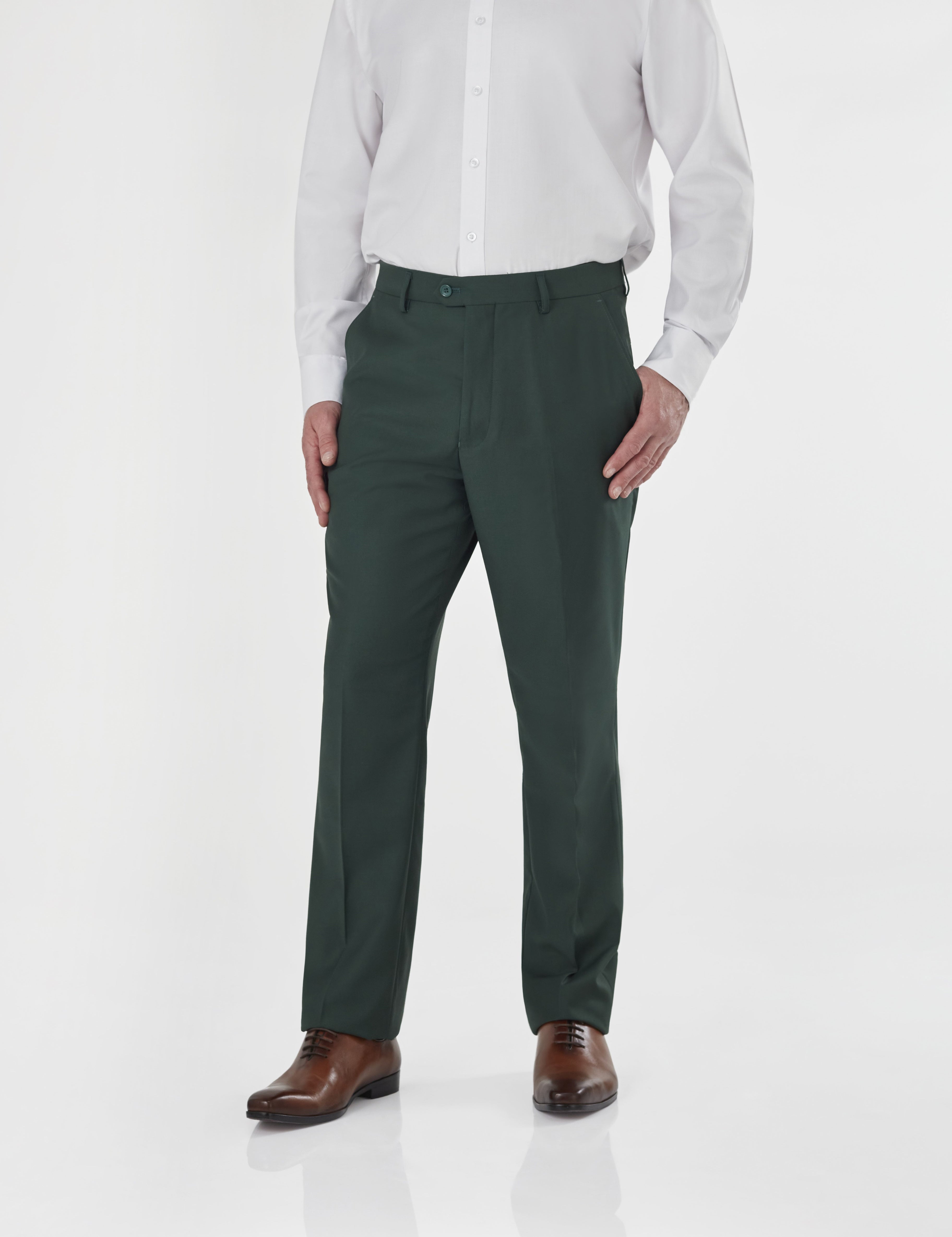 GREEN DOUBLE BREASTED TAILORED SUIT GOLD BUTTONS