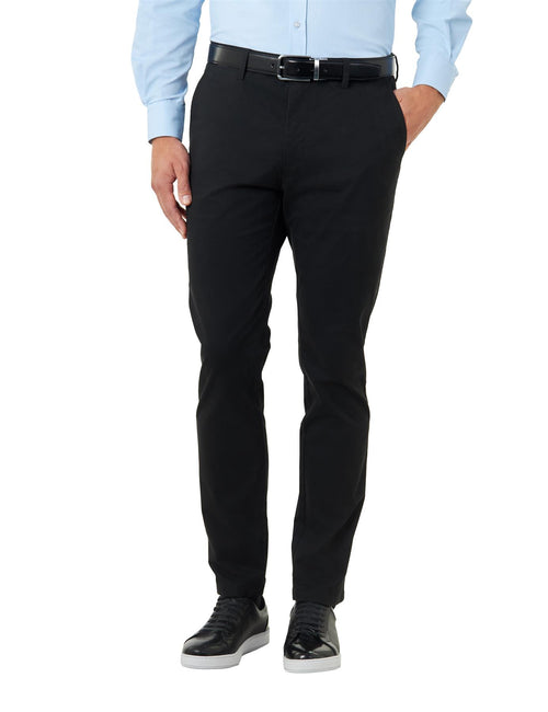 COTTON STRETCH CHINO BLACK