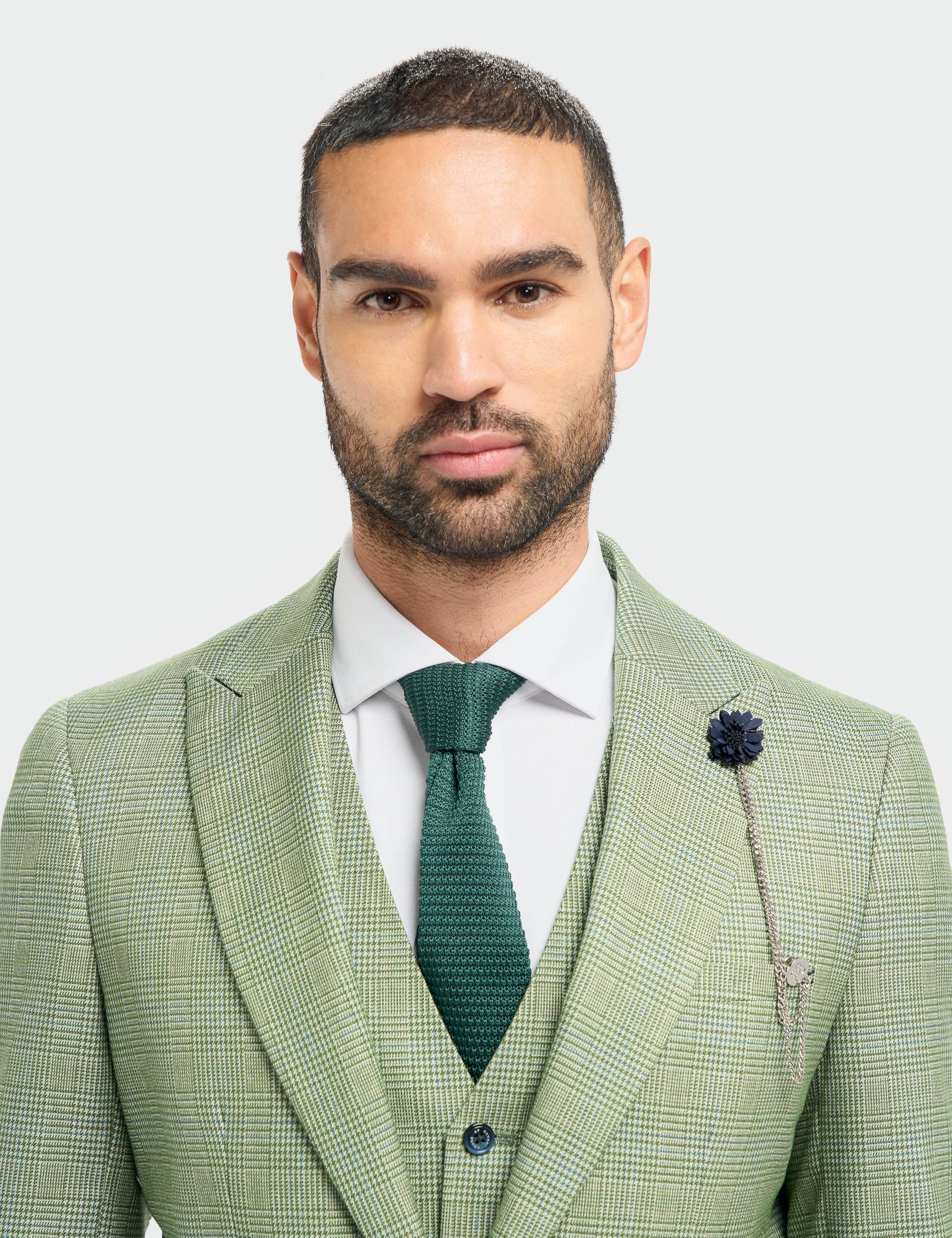 CARIDI - SLIM FIT SAGE BLAZER