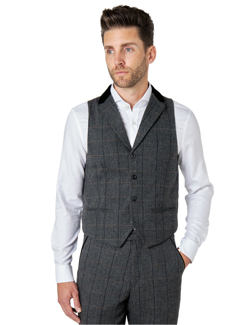 Elton Grey Tweed-Karoweste