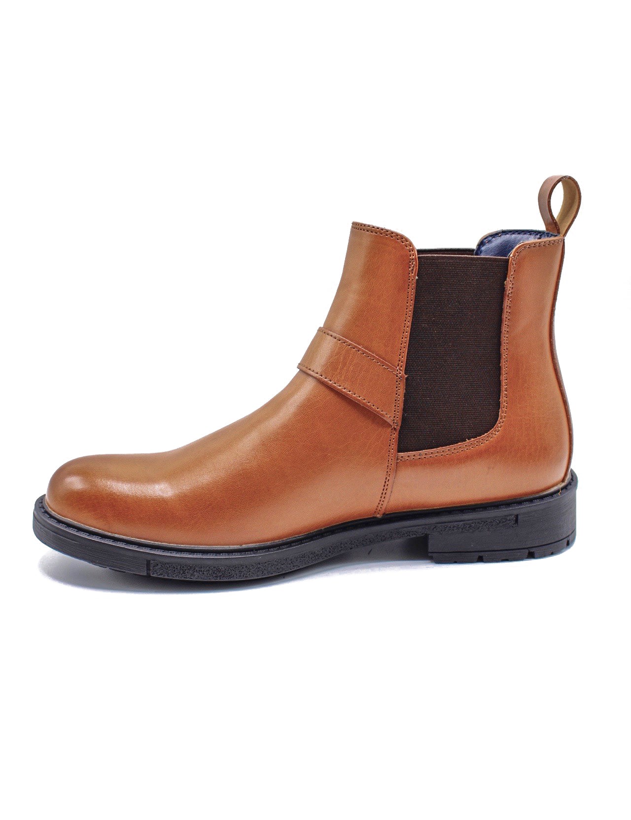 TAN BROWN DEALER BIKER STRAP BOOTS