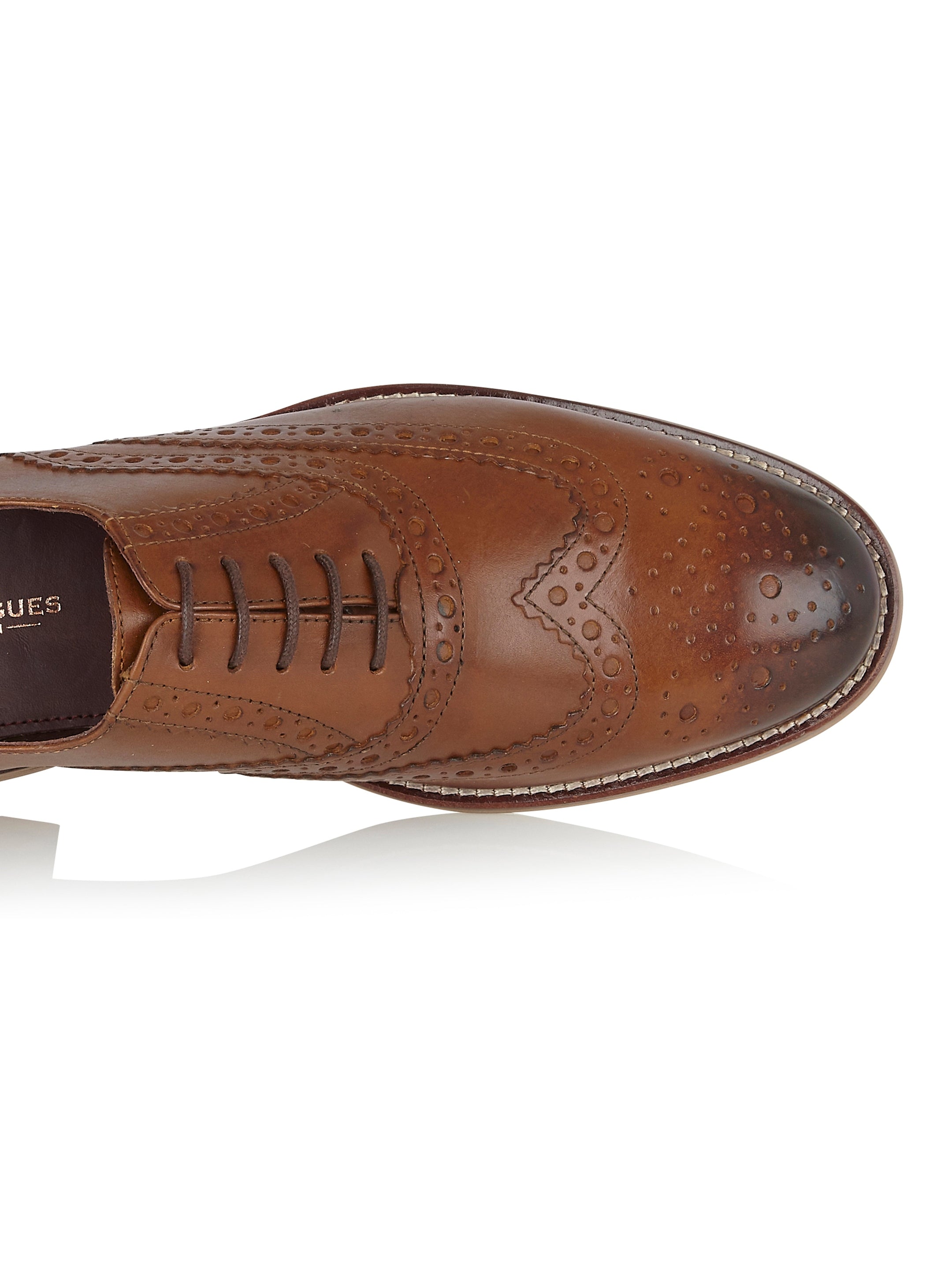 OXFORD BROGUES IN CHESTNUT