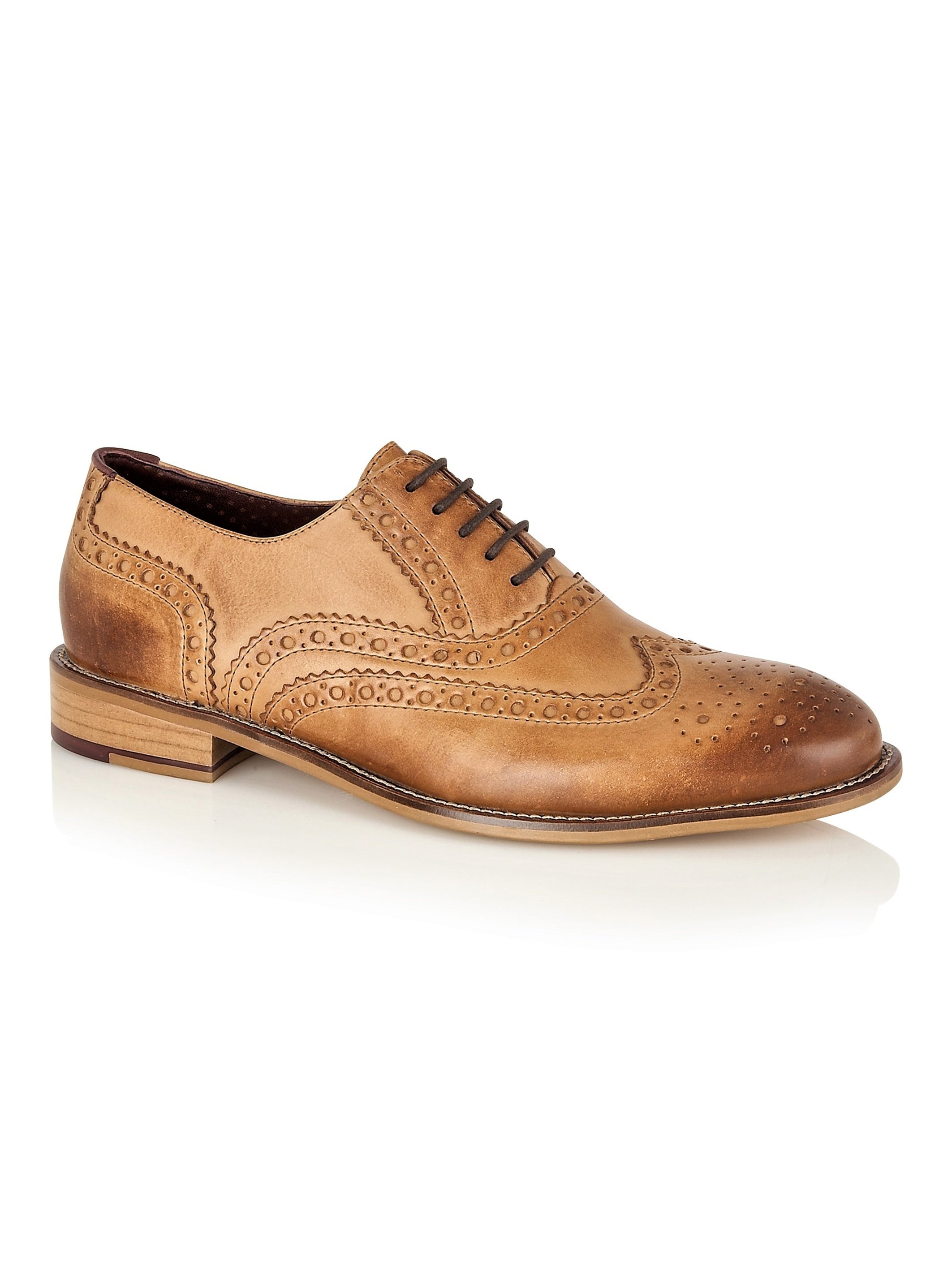 OXFORD BROGUES IN TAN