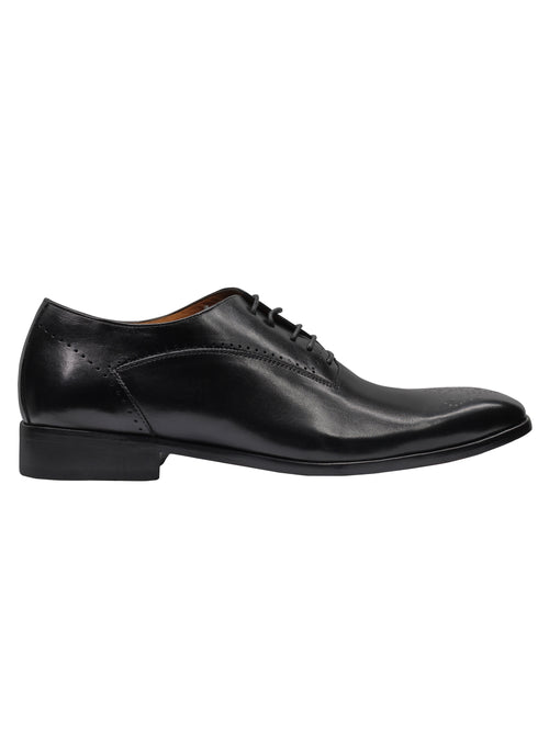 NOIR - SEMI BROGUES CLASSIQUES EN CUIR DE VEAU