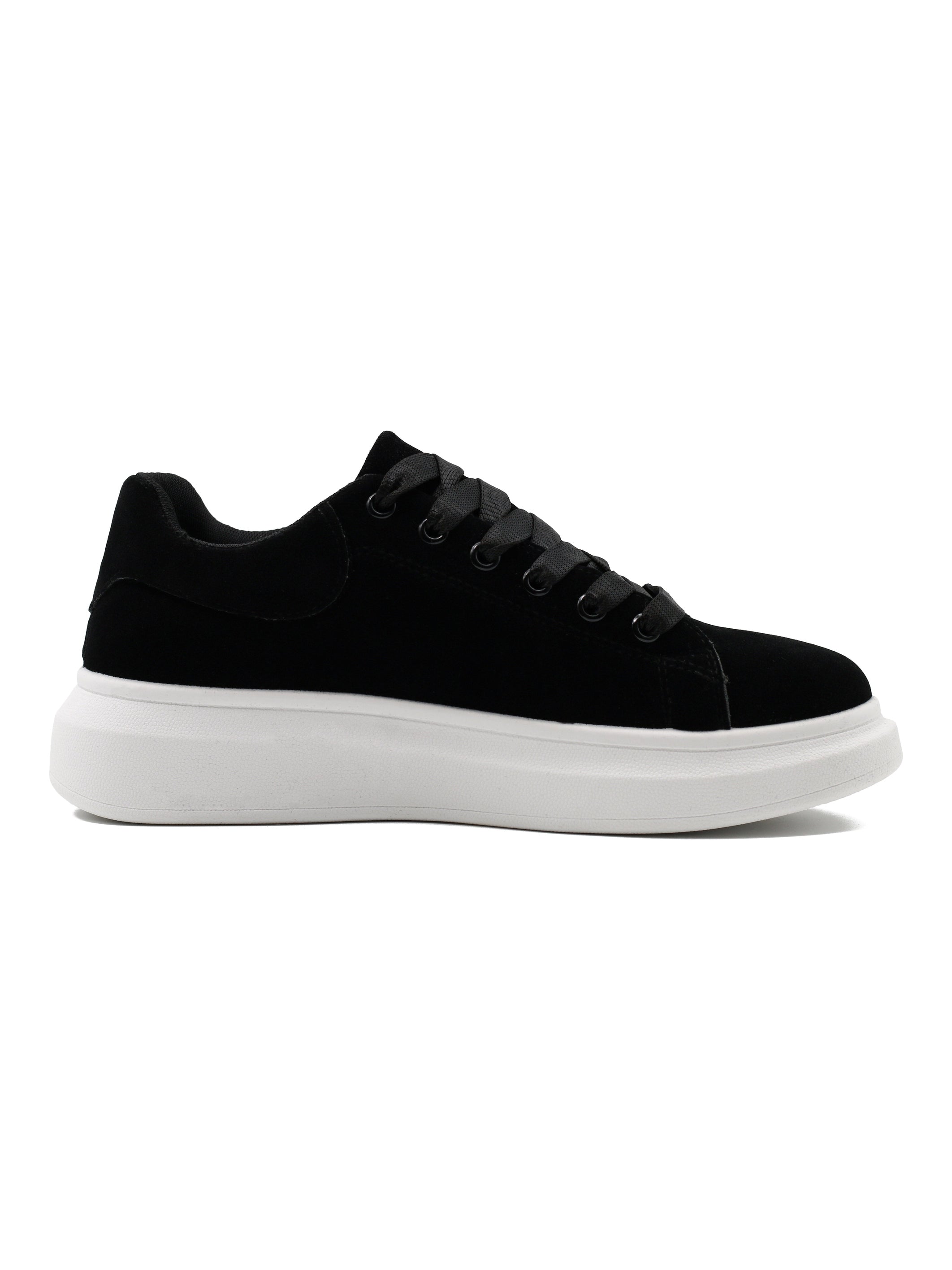 SUEDE LACE UP TRAINERS