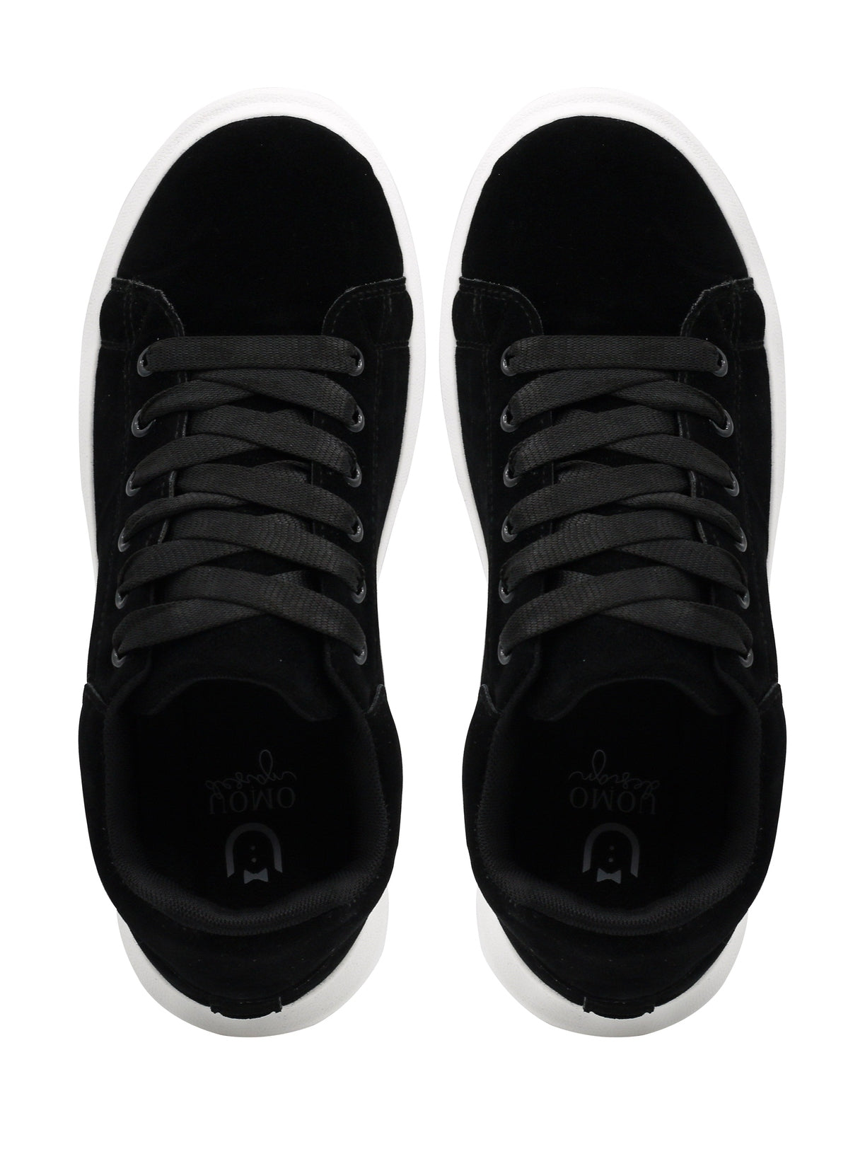 SUEDE LACE UP TRAINERS