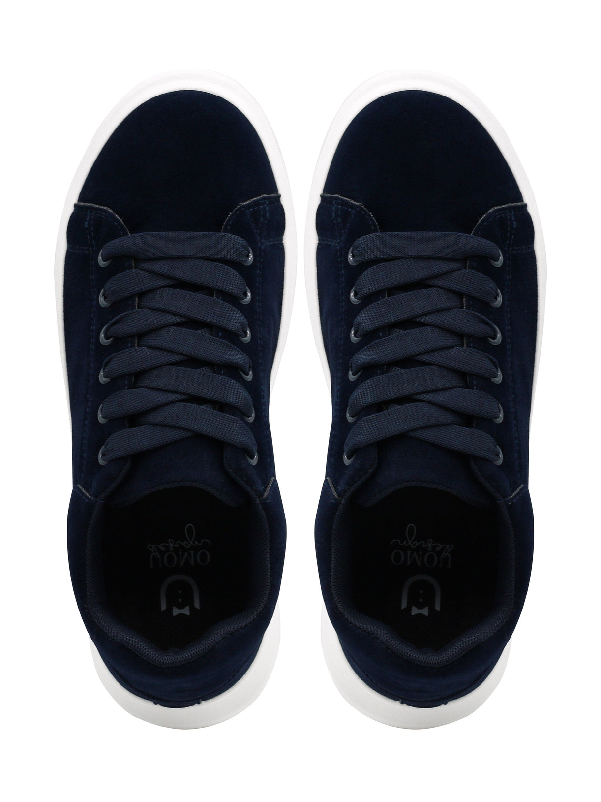 SUEDE LACE UP TRAINERS