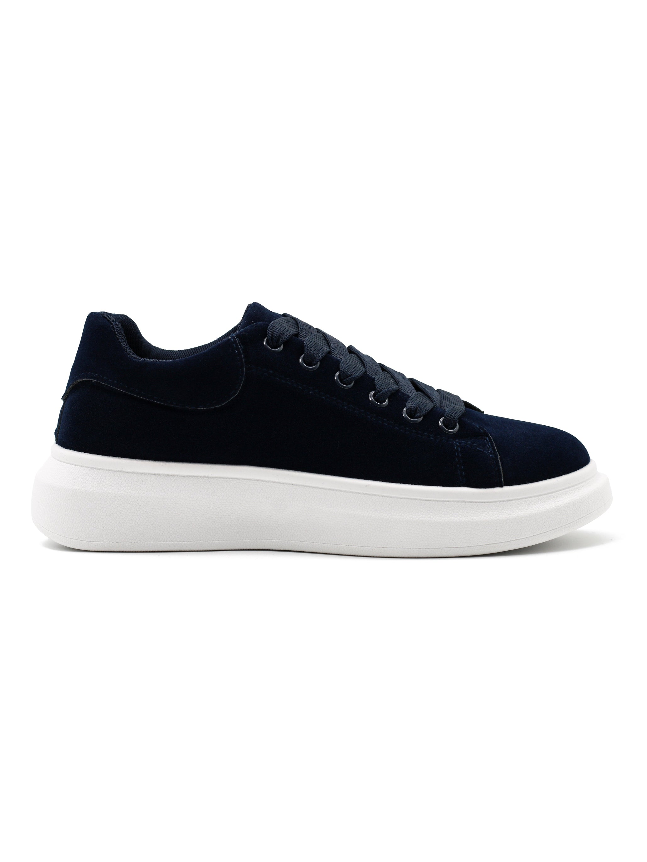 SUEDE LACE UP TRAINERS