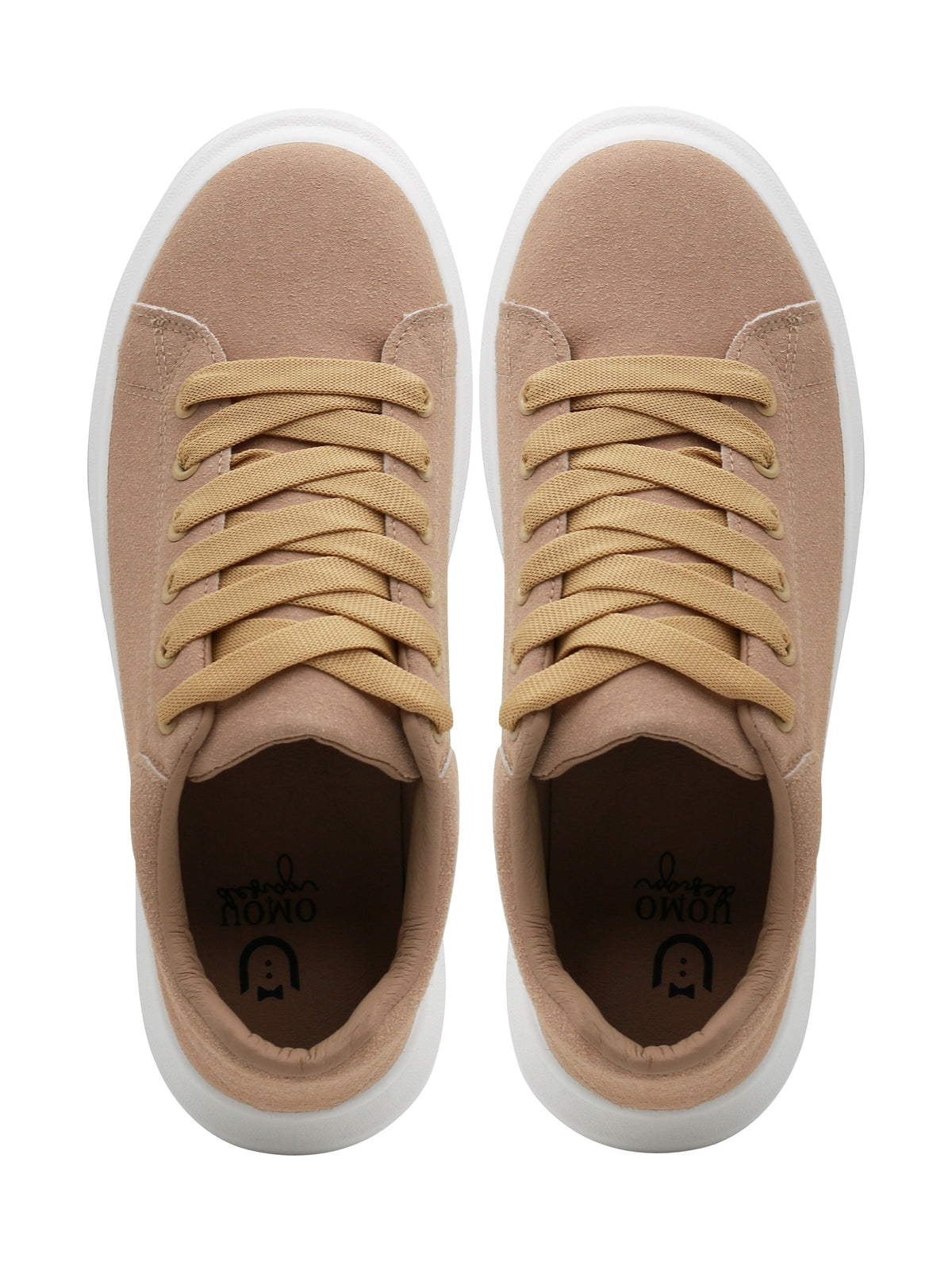 SUEDE LACE UP TRAINERS