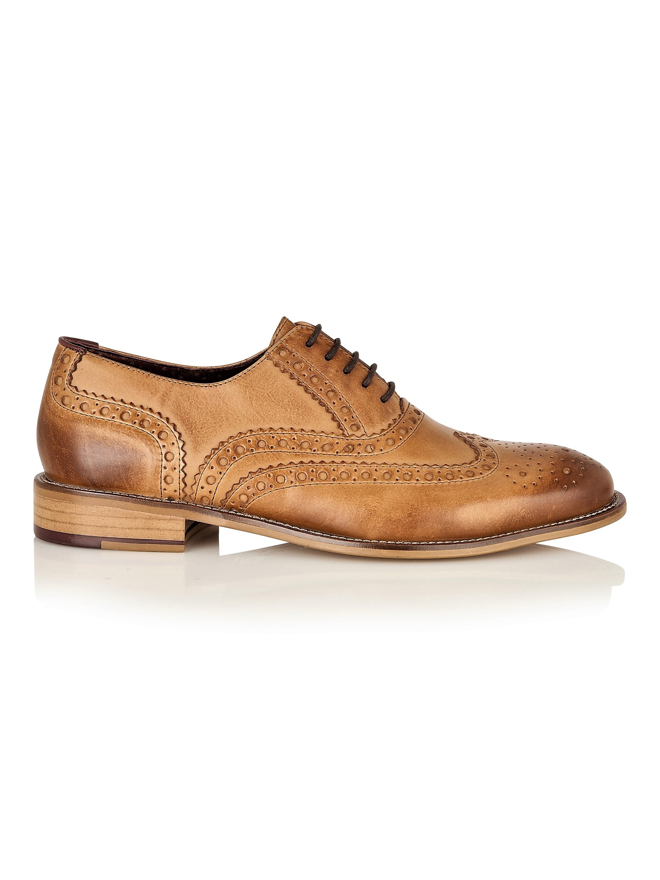 OXFORD BROGUES IN TAN