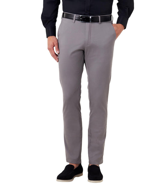 COTTON STRETCH CHINO GREY