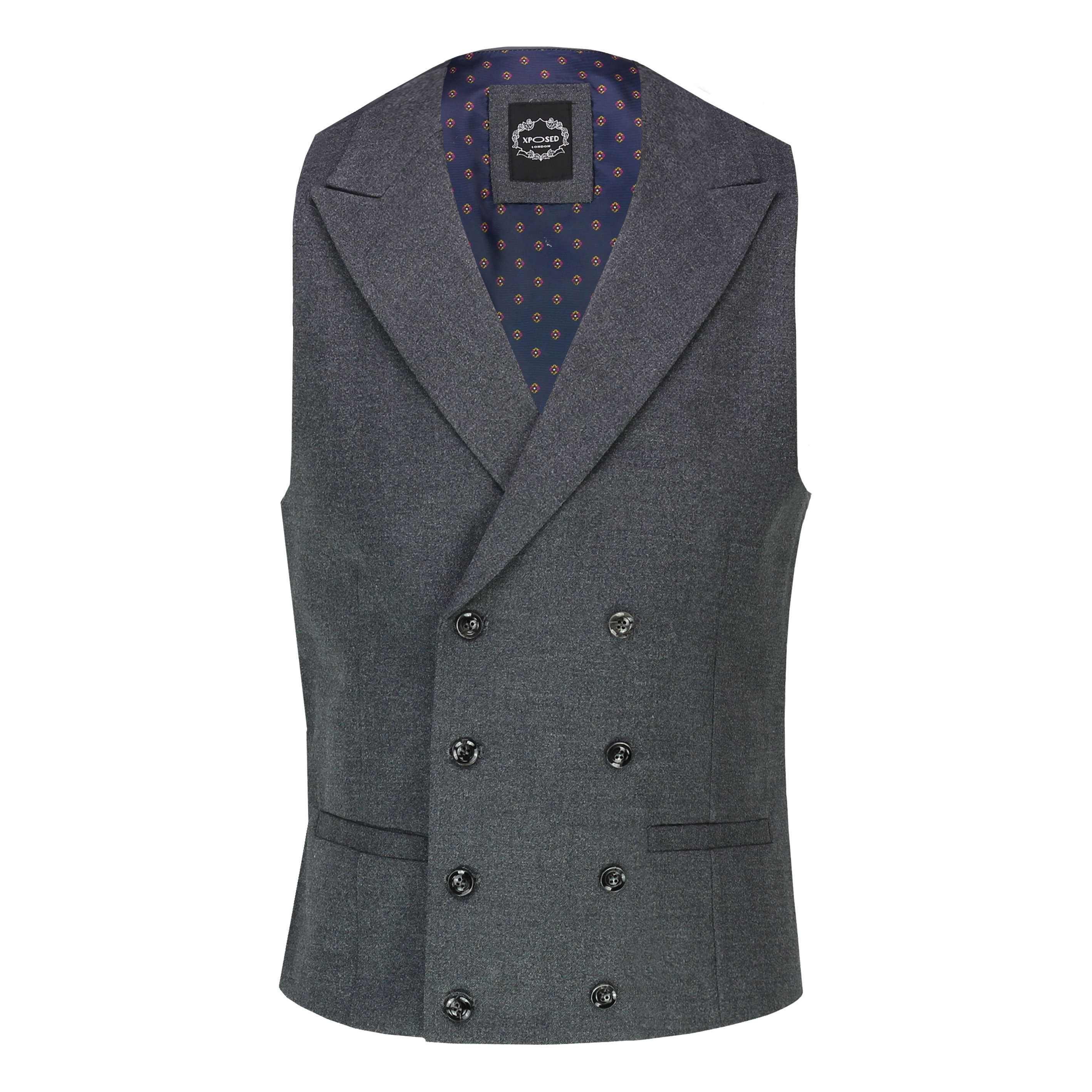 MAX DOUBLE BREASTED WAIST COAT – XPOSED