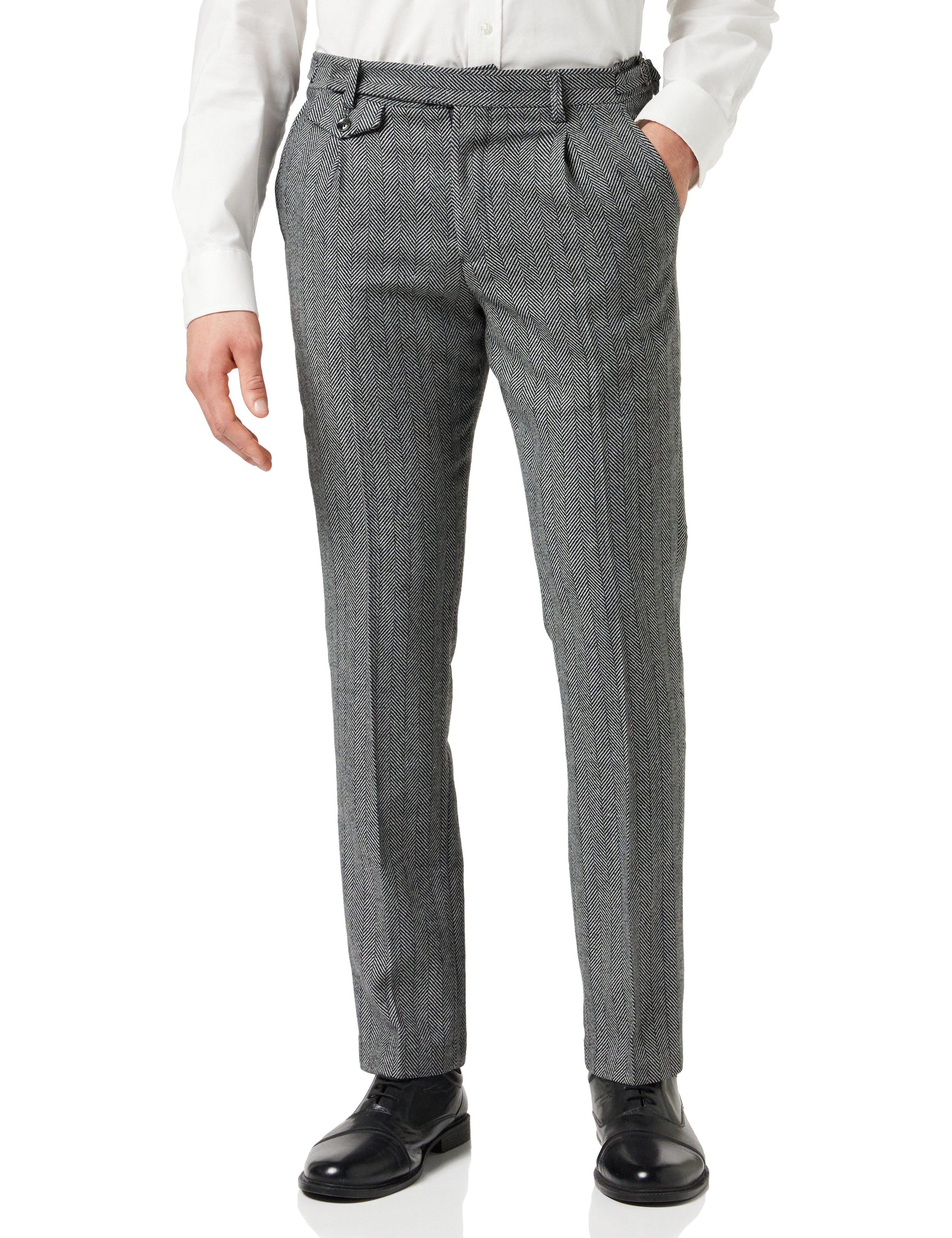 Trousers  Wide dark breen tweed trousers Buy from eshop