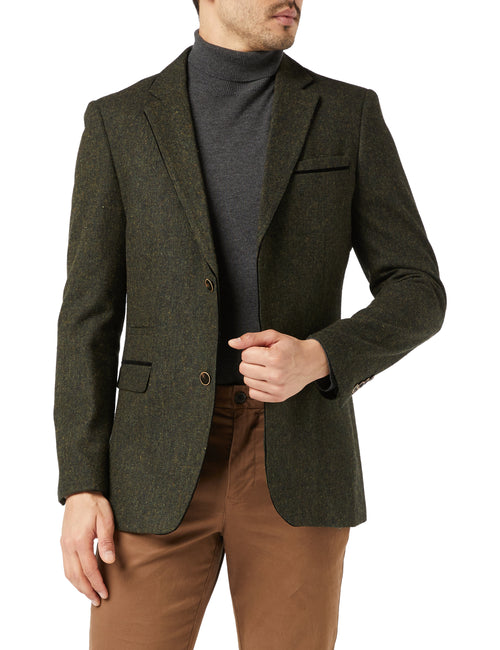 DANE – GRÜNER TWEED-BLAZER