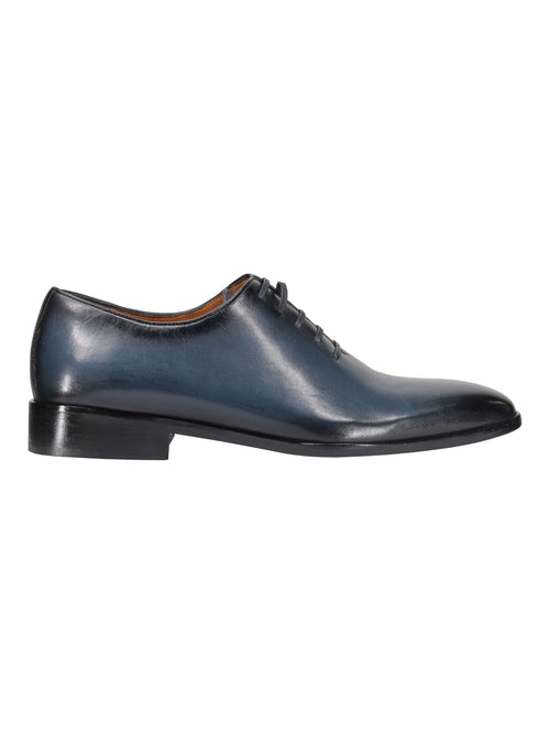 CALF LEATHER WHOLECUT OXFORD LACE UP SHOES