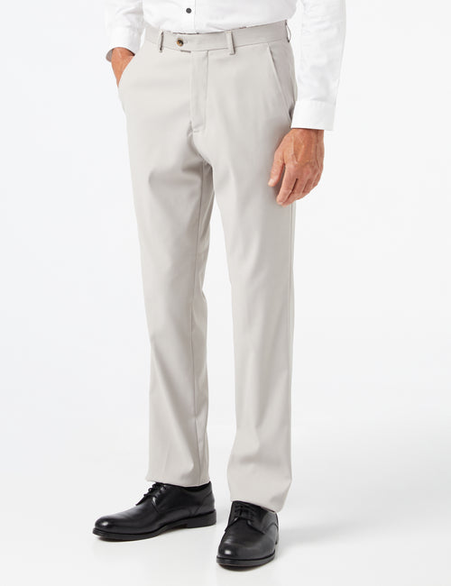 GRAHAM - PANTALON UNI BEIGE